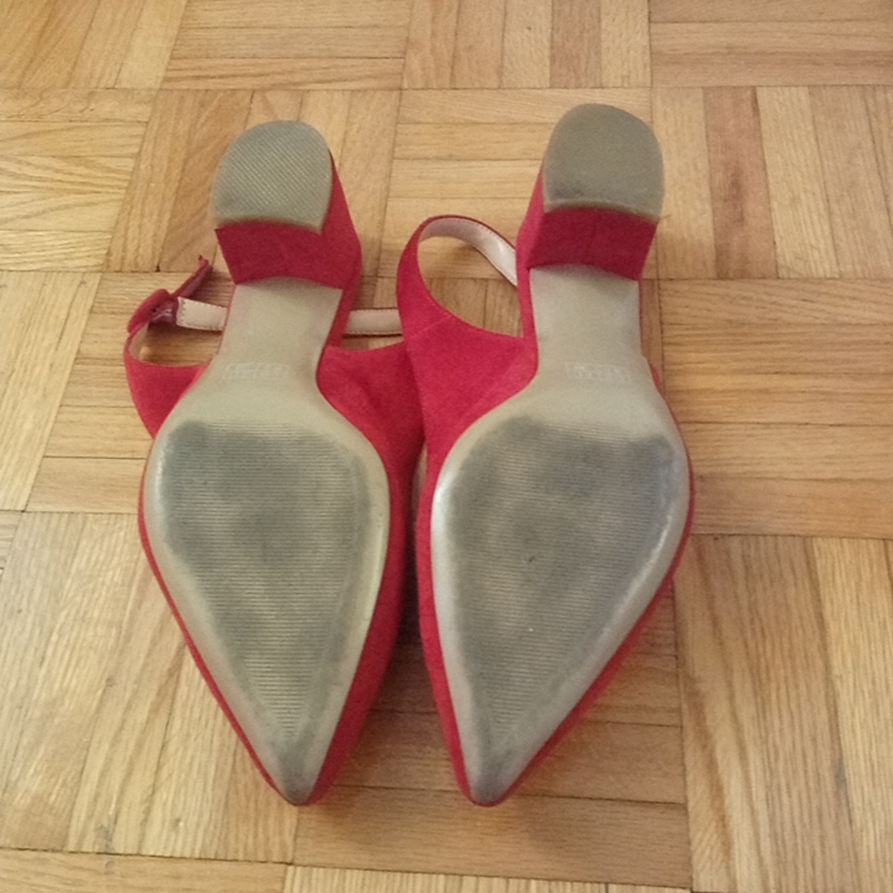 Red slingbacks - Picture 4 of 7